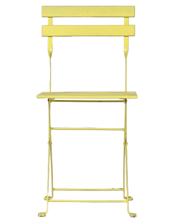 SEDIA CLICKY PIEGHEVOLE GIALLA