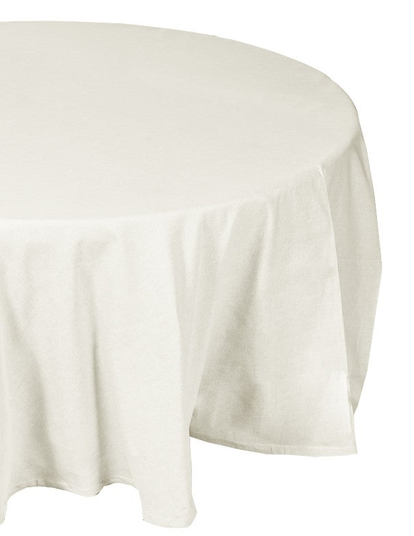 TOVAGLIA TONDA LINO OFF WHITE