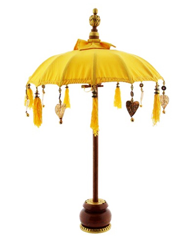 OMBRELLINO BALI SMALL MACRAME YELLOW
