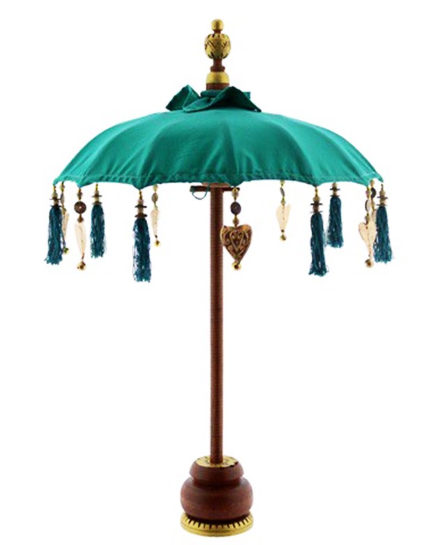 OMBRELLINO BALI SMALL MACRAME GREEN