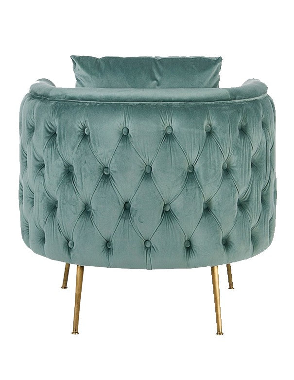POLTRONA NUVOLA IN VELLUTO TIFFANY