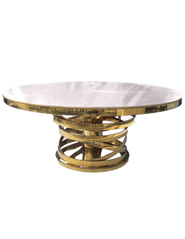 TAVOLO VORTICE TOP SPECCHIATO