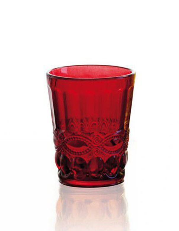 CALICE E BICCHIERE SOLANGE ROSSO