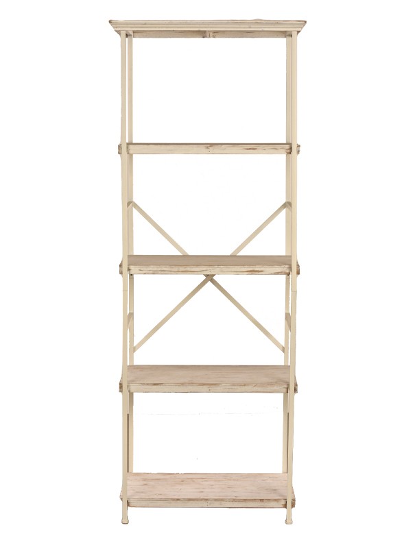 VETRINA LEGNO E FERRO SHABBY PICCOLO