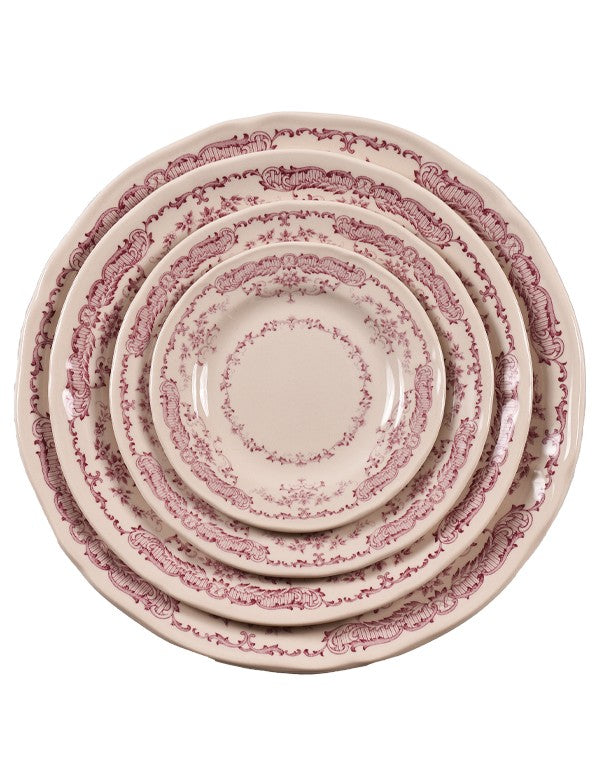 PIATTI LINEA ROSE ROSA
