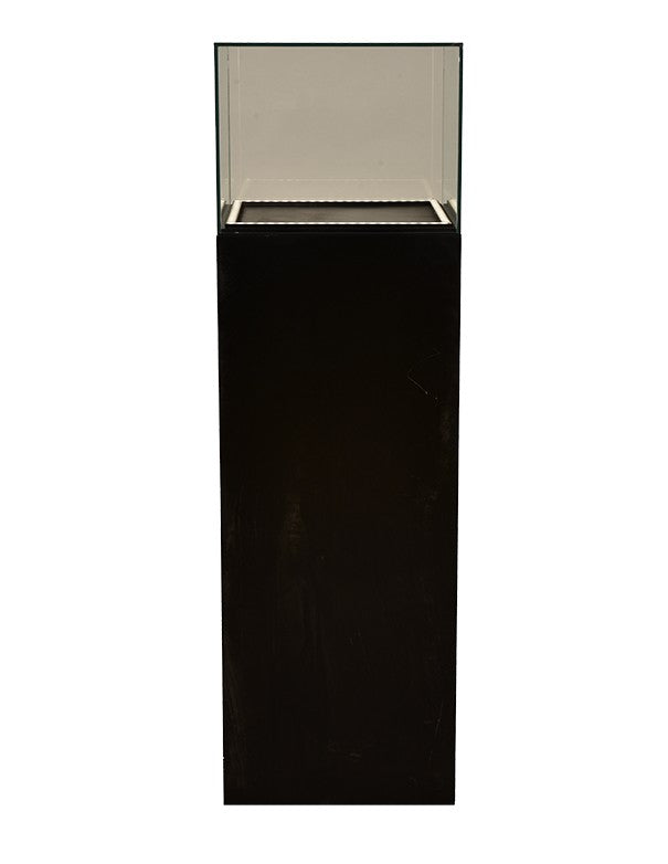 COLONNINA NERA CON TECA E LED