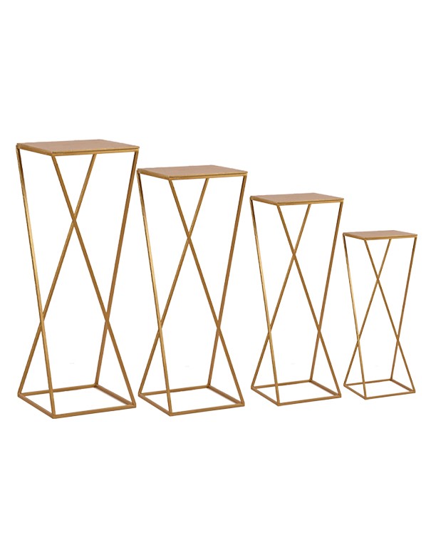 ALZATINE PARALLELEPIPEDO GOLD