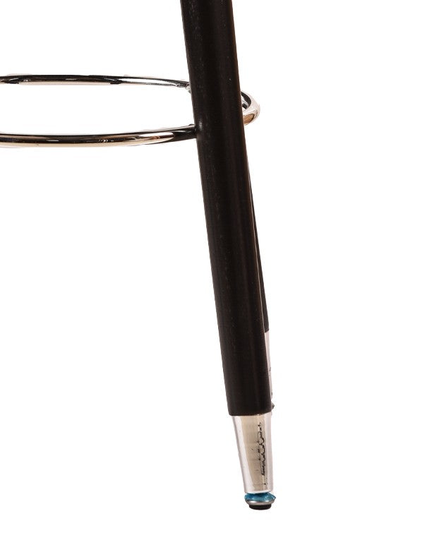 SGABELLO BAR PARIS BLU E SILVER