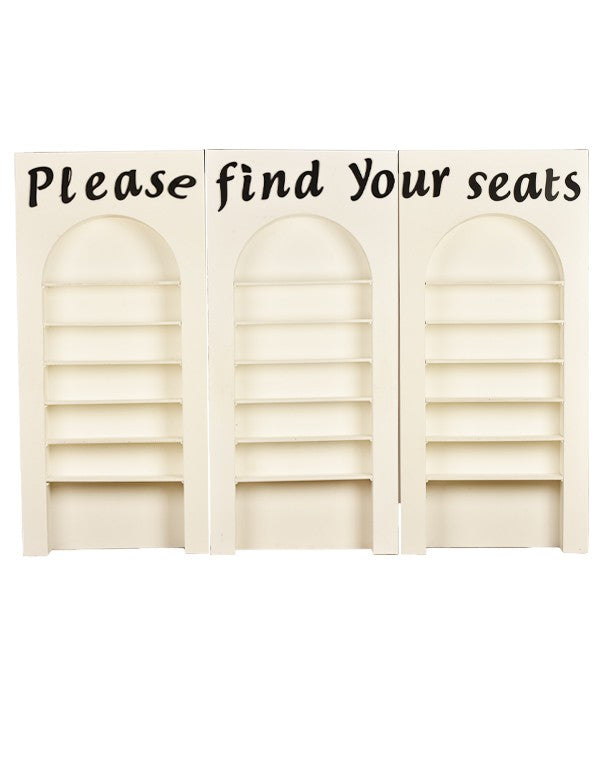 PLEASE FIND YOUR SEAT GRANDE