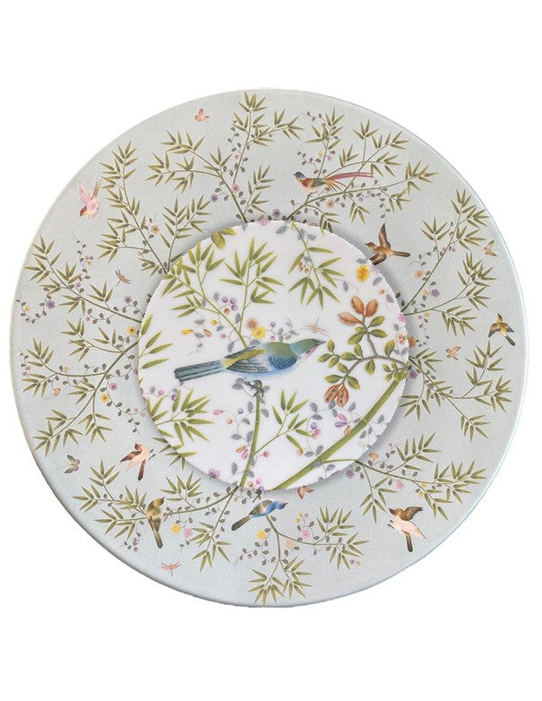 SOTTOPIATTO E PIATTINO PANE LINEA BIRD