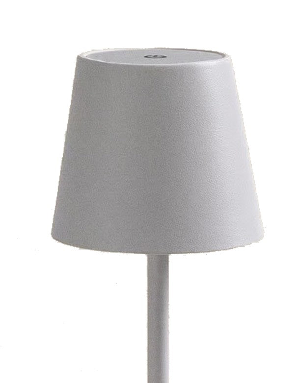 LAMPADA DA TAVOLO BIANCA CON LUCE A LED