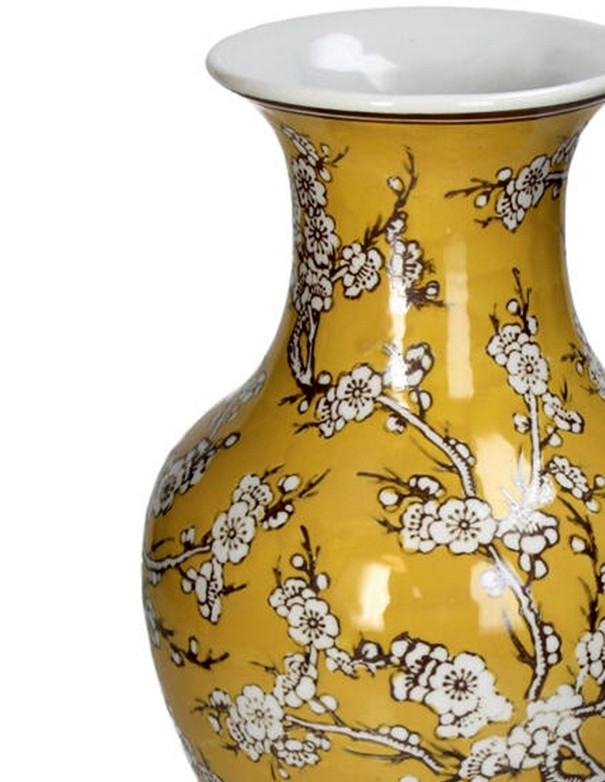 VASO ORIENTAL GIALLO