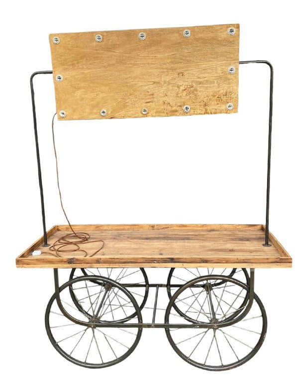 PANNELLO CON LAMPADINE PER TAVOLO ESPOSITORE C-RUOTE