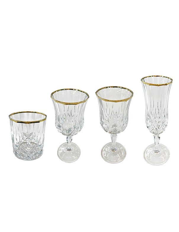 BICCHIERE LINEA OPERA FILO ORO