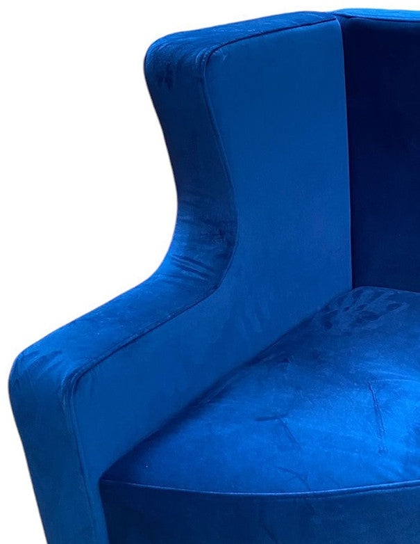 COPERTURA DIVANO CIRCLE VELLUTO BLU