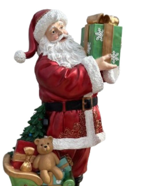 BABBO NATALE CON SLITTA