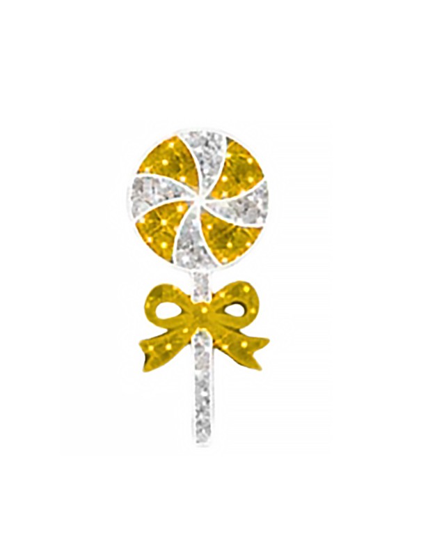 LUCI NATALE LOLLYPOP ORO