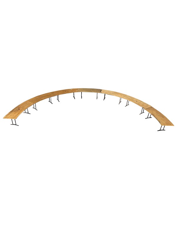TAVOLO SEMICERCHIO DM EST. 10,70