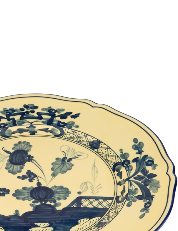 SOTTOPIATTO E PIATTINO PANE GINORI LINEA ORIENTE ITALIANO CITRINO