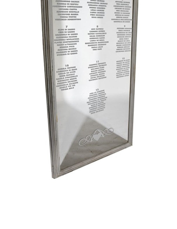 SPECCHIO FIGURA INTERA SHABBY BIANCO