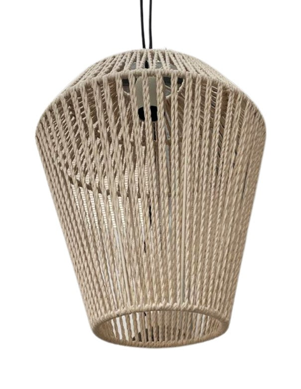 LAMPADARIO CORDA CREAM