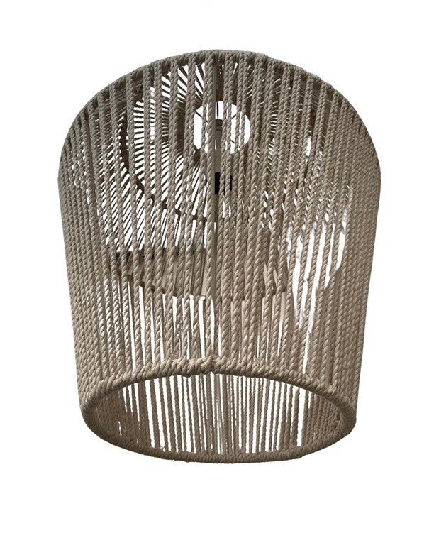 LAMPADARIO CORDA CREAM