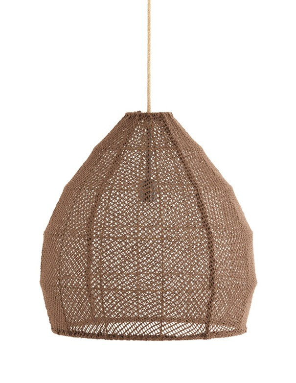 LAMPADARIO RATTAN SCURO