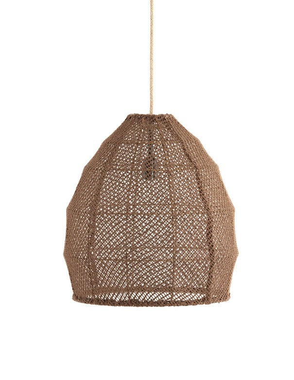 LAMPADARIO RATTAN SCURO