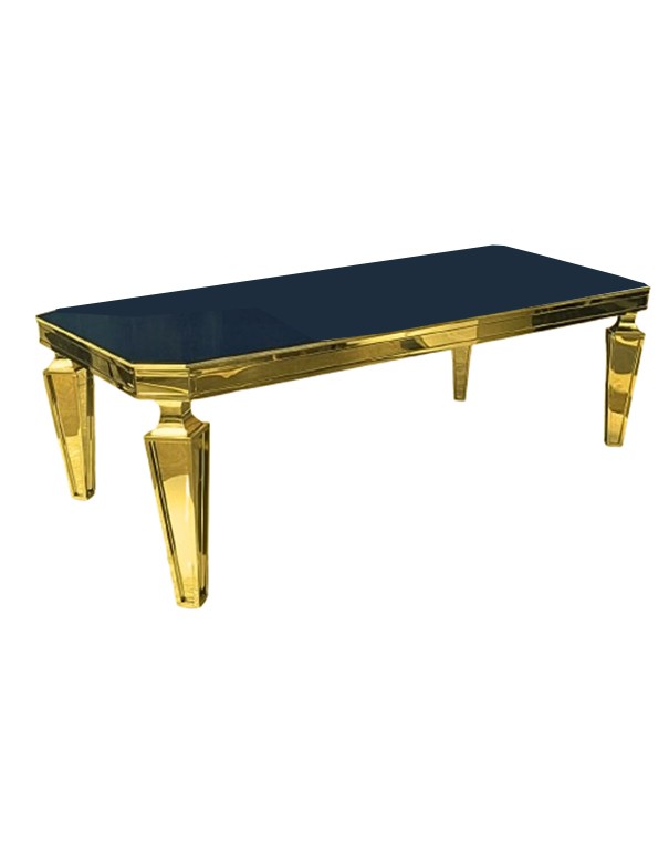 TAVOLO GOLD MIRROR RETTANGOLARE
