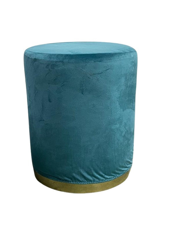 POUF ELIZABETH TONDO VERDE PETROLIO