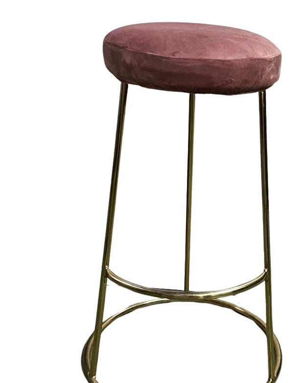 SGABELLO CLARISSA SEDUTA ROSA ANTICO