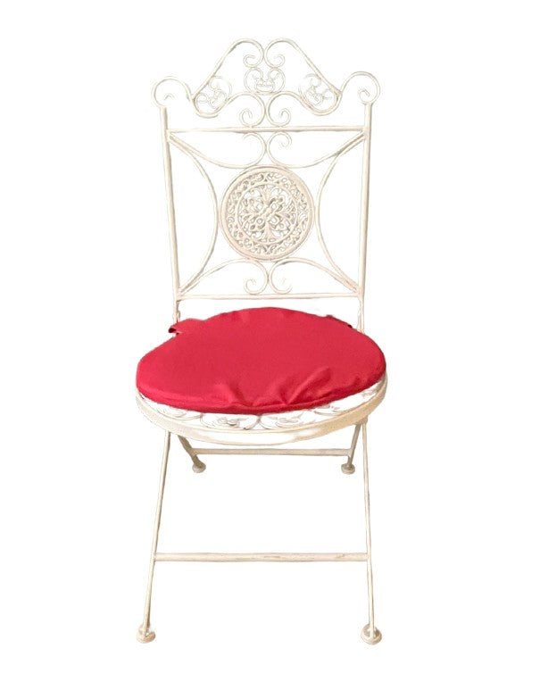 CUSCINO PER SEDIA VENEZIA IN COTONE FUCSIA