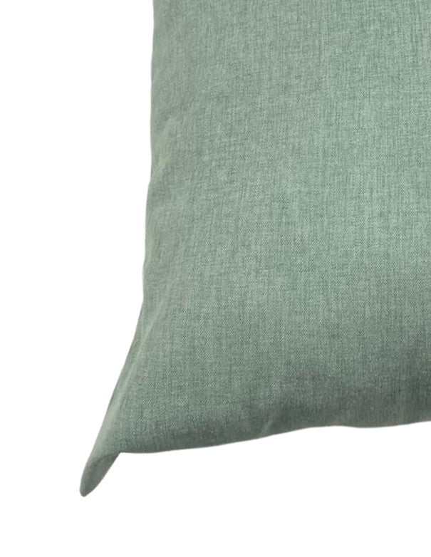 CUSCINO MISTO COTONE VERDE OLIVA