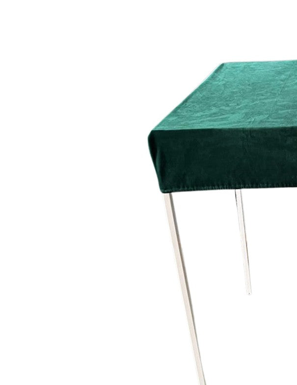 COPERTURA BANCHETTO GEA VELLUTO - VERDE INGLESE