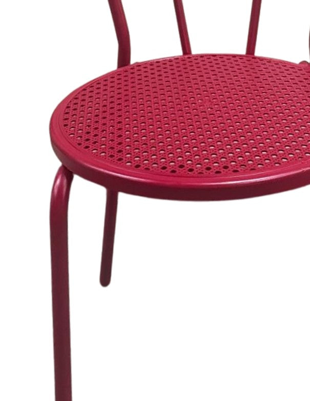 SEDIA THONET IN FERRO FUCSIA
