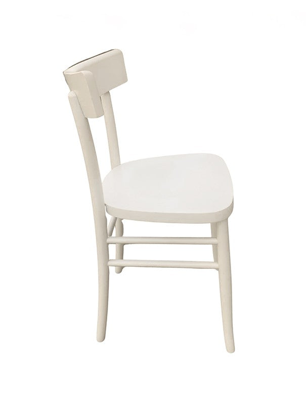 SEDIA LEGNO BIANCO
