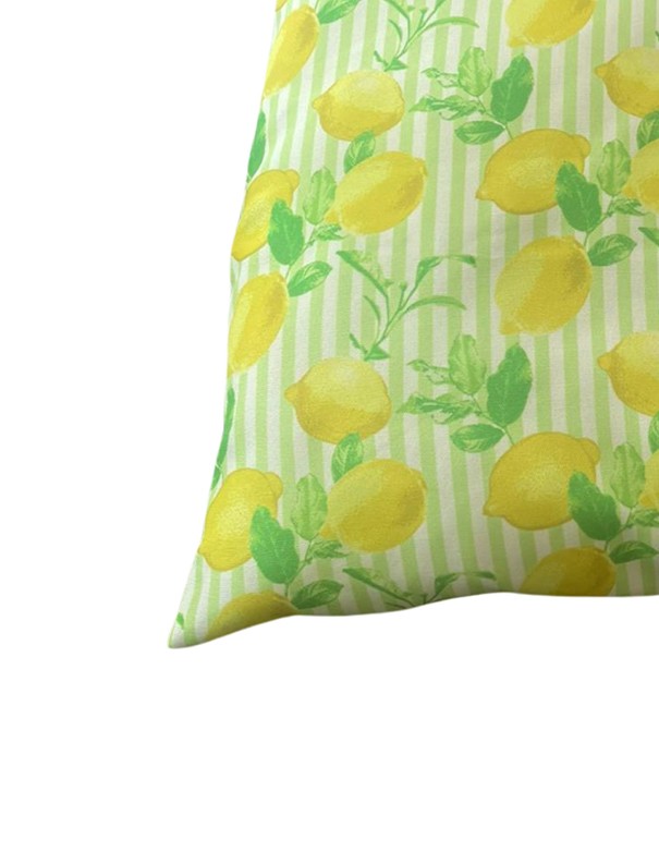 CUSCINO MISTO COTONE LIMONE