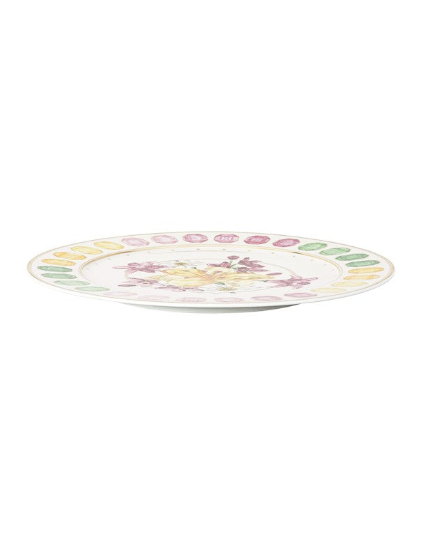 SOTTOPIATTO E PIATTINO PANE LINEA IDYLLIA ROSENTHAL PER SWAROWSKI BOUQUET