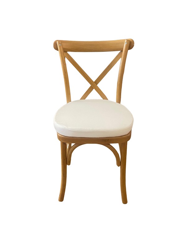 CUSCINO IN COTONE CREMA SEDIA REGINA/TOSCANA