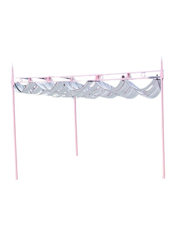 GAZEBO HAREM CON STOFFA ROSA