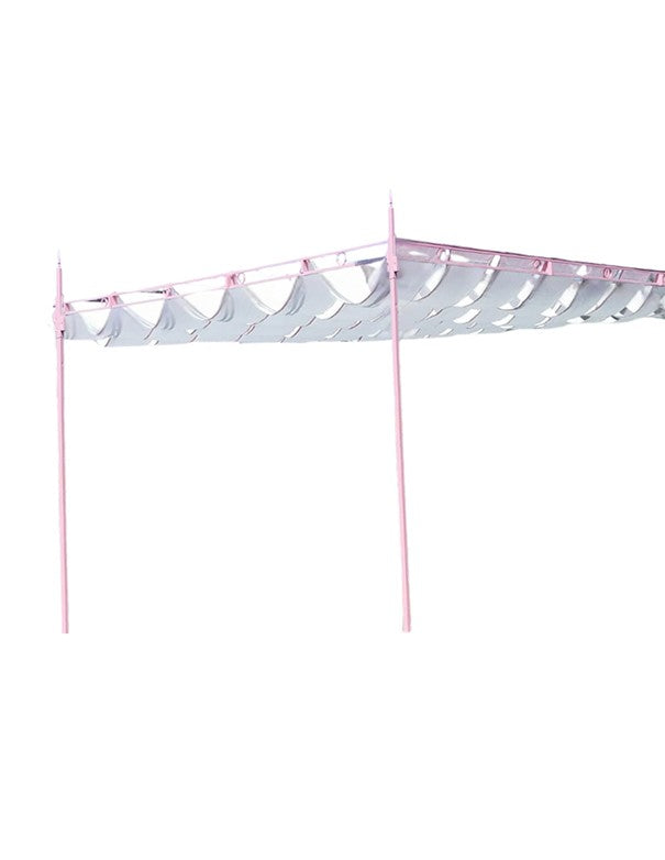 GAZEBO HAREM CON STOFFA ROSA