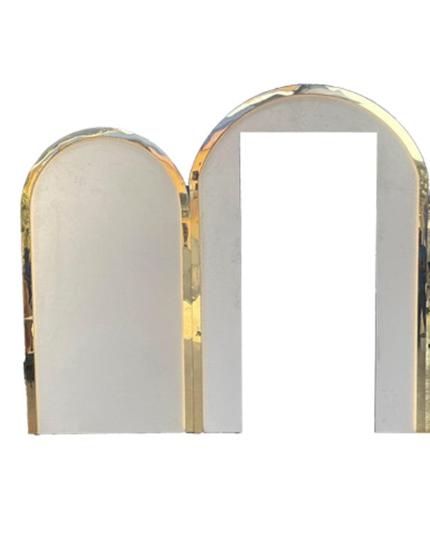 PANNELLO VELLUTO BIANCO CON VARCO CENTRALE CON LED