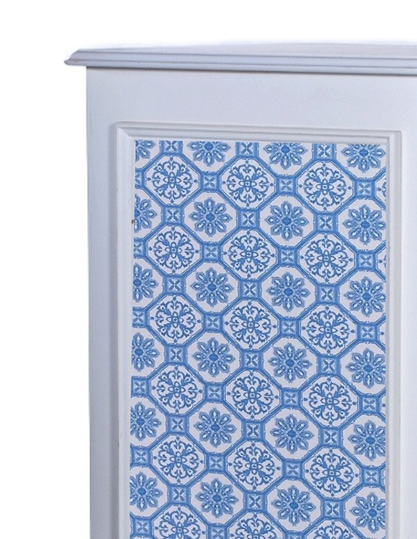 COLONNA BAR BAIA BIANCA CON BOISERIE MAIOLICA