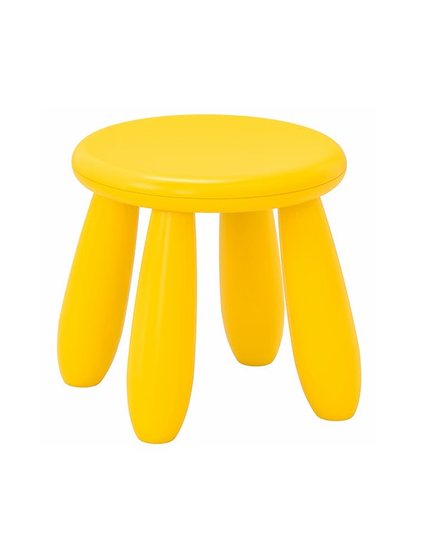 SGABELLINO PER BAMBINI GIALLO