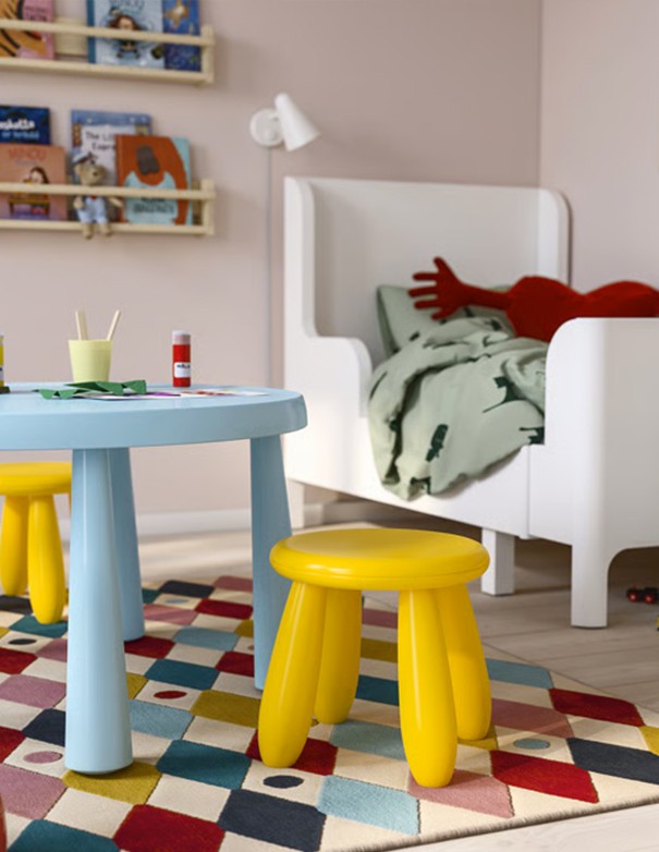 SGABELLINO PER BAMBINI GIALLO