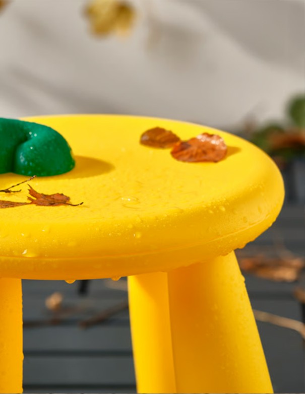 SGABELLINO PER BAMBINI GIALLO