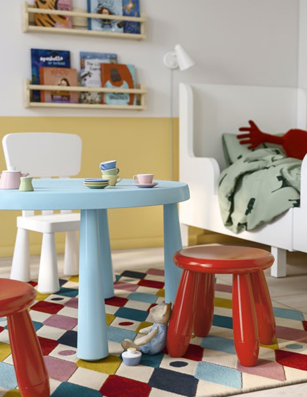 SGABELLINO PER BAMBINI ROSSO