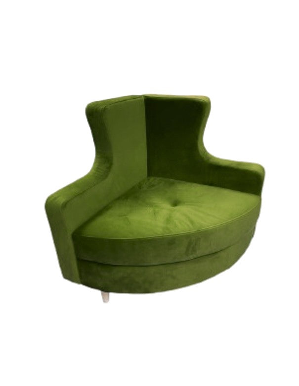 COPERTURA DIVANO CIRCLE VELLUTO VERDE BOSCO