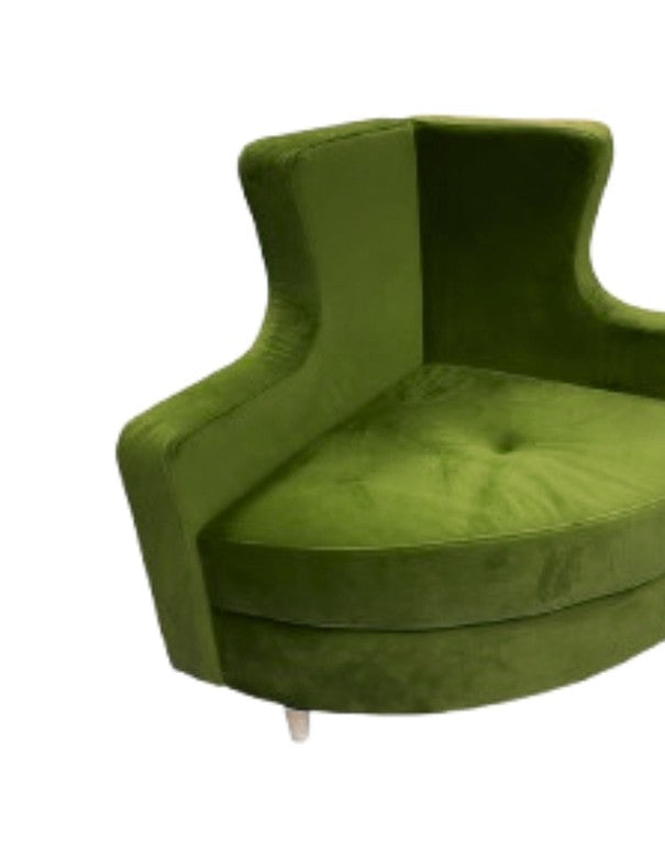 COPERTURA DIVANO CIRCLE VELLUTO VERDE BOSCO