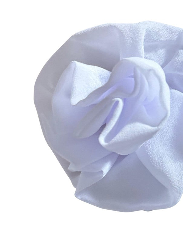 ROSONE DOPPIO GEORGETTE BIANCO